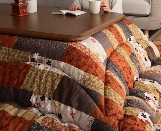 こたつ_厚掛布団_京好み