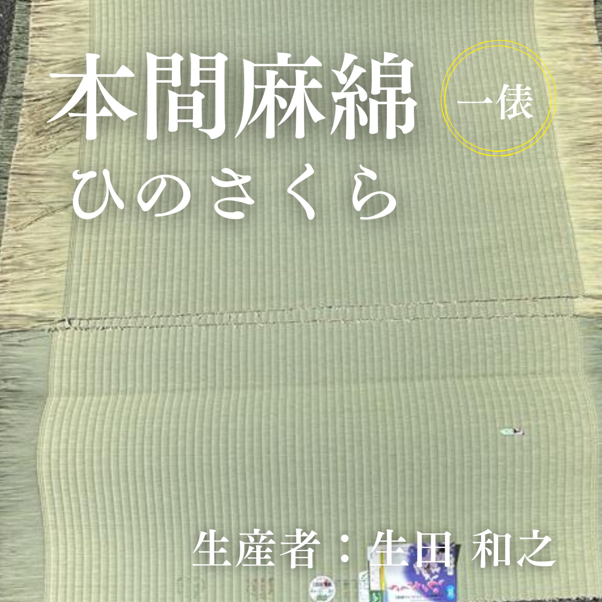 本間麻綿_ひのさくら_俵